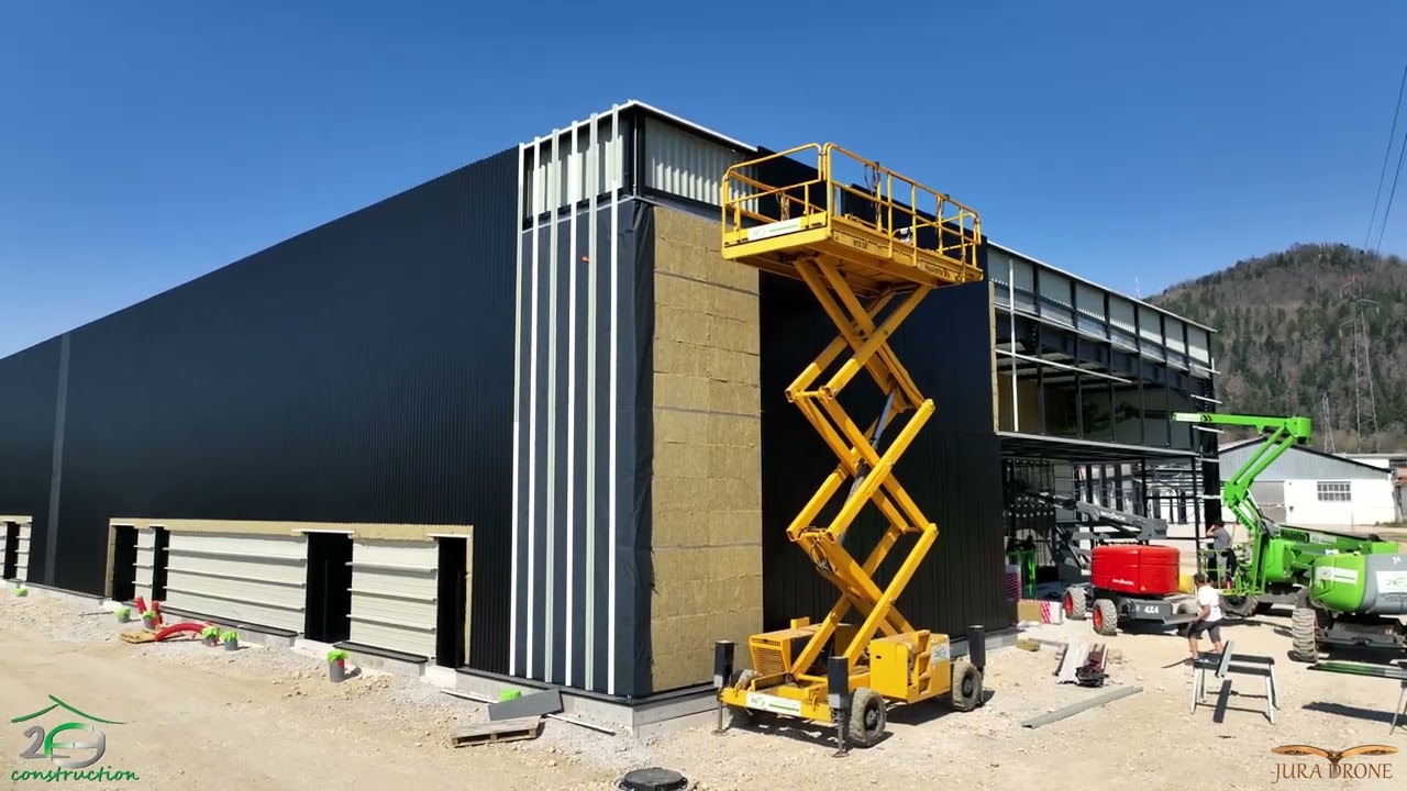 Construction de la nouvelle zone commerciale « La Manufacture » à Champagnole