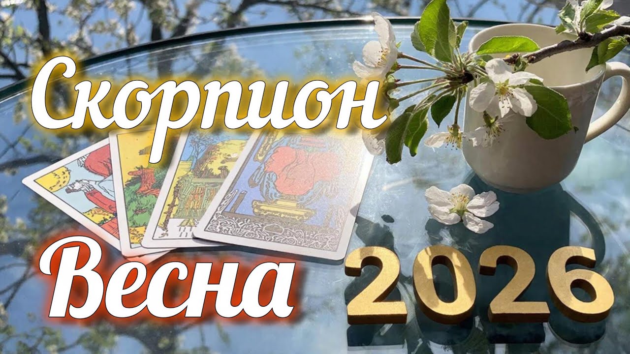 ♏ СКОРПИОН - #ТАРО Прогноз. ВЕСНА-2026#Работа.#Деньги.Личная жизнь.Совет. Гадание на КАРТАХ ТАРО