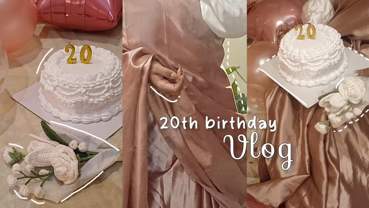 Birthday vlog 🎂 turning 20, birthday haul, crocheting my flower bouquet | [BANGLADESH]