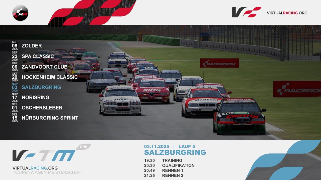 Raceroom | VRTM XVII &ndash; Lauf 5 Salzburgring