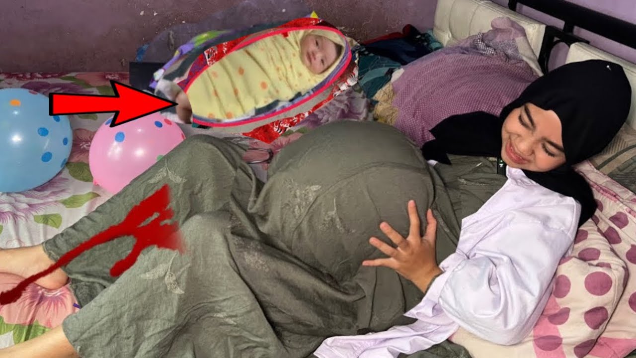 KAGET⁉️GARA2 TERKUNCI DI KAMAR SENDIRI IBU HAMIL TIBA2 KONTRAKSI SAMPAI MELAHIRKAN SECARA NORMAL