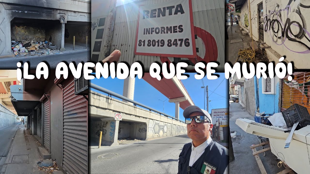 El Metro acabó con esta histórica avenida de Monterrey. 