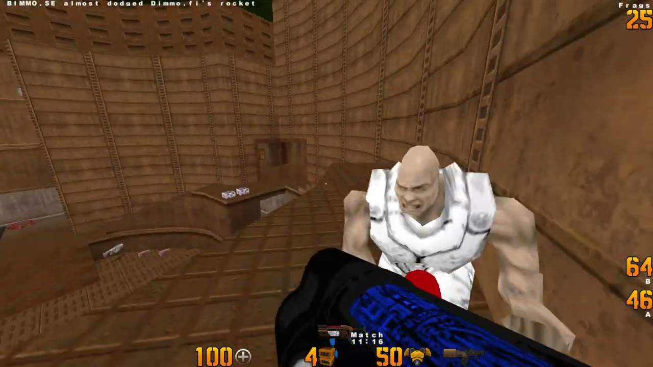 QUAKE 2 | NDML 2006 | Finland vs Sweden - Winner Bracket FINAL | 1st map q2dm1 - POV Damiah