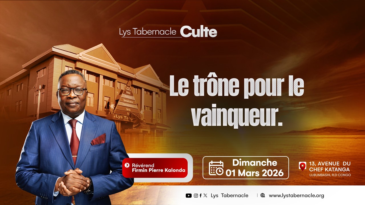 Culte du Dimanche 01 Mars 2026 | LE TRÔNE POUR LE VAINQUEUR