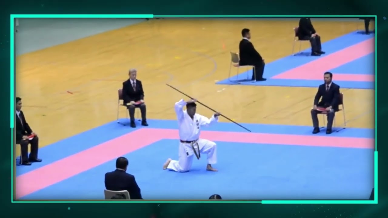 The First Okinawan Karate International Tournament 2018; Choun No Kun Performed by Iha Mitsutada