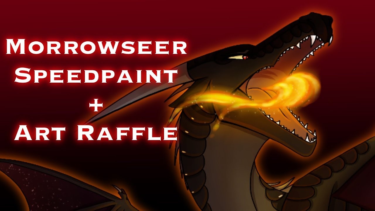 [5K RAFFLE] Morrowseer, Wings of Fire Speedpaint