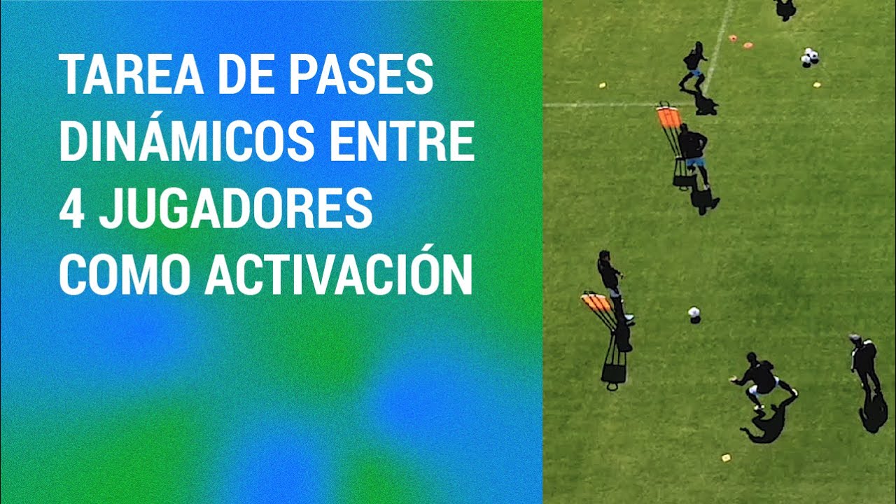 Tarea de pases dinámicos entre 4 jugadores como activación