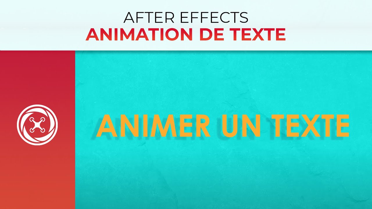 ANIMATION DE TEXTE sur After Effects – UTILISATION sur Premiere Pro !