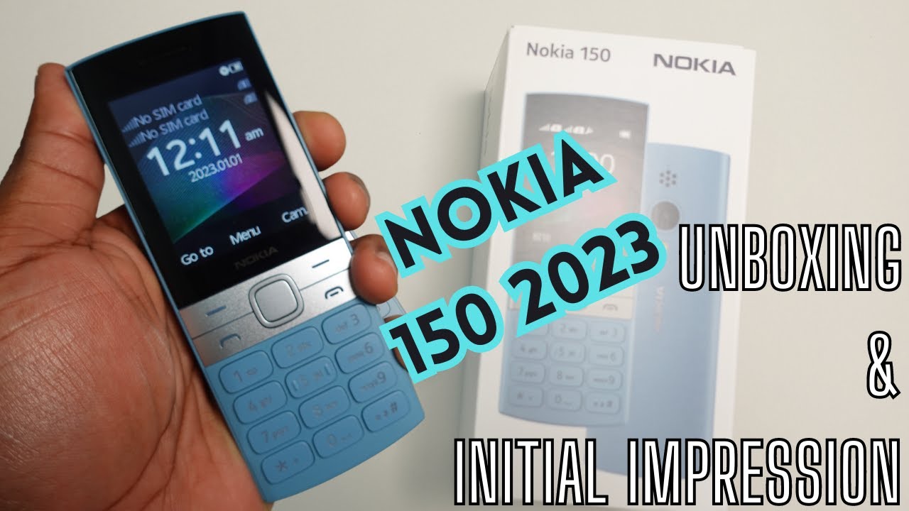 Nokia 150 2023: распаковка и обзор: элегантный функциональный телефон!