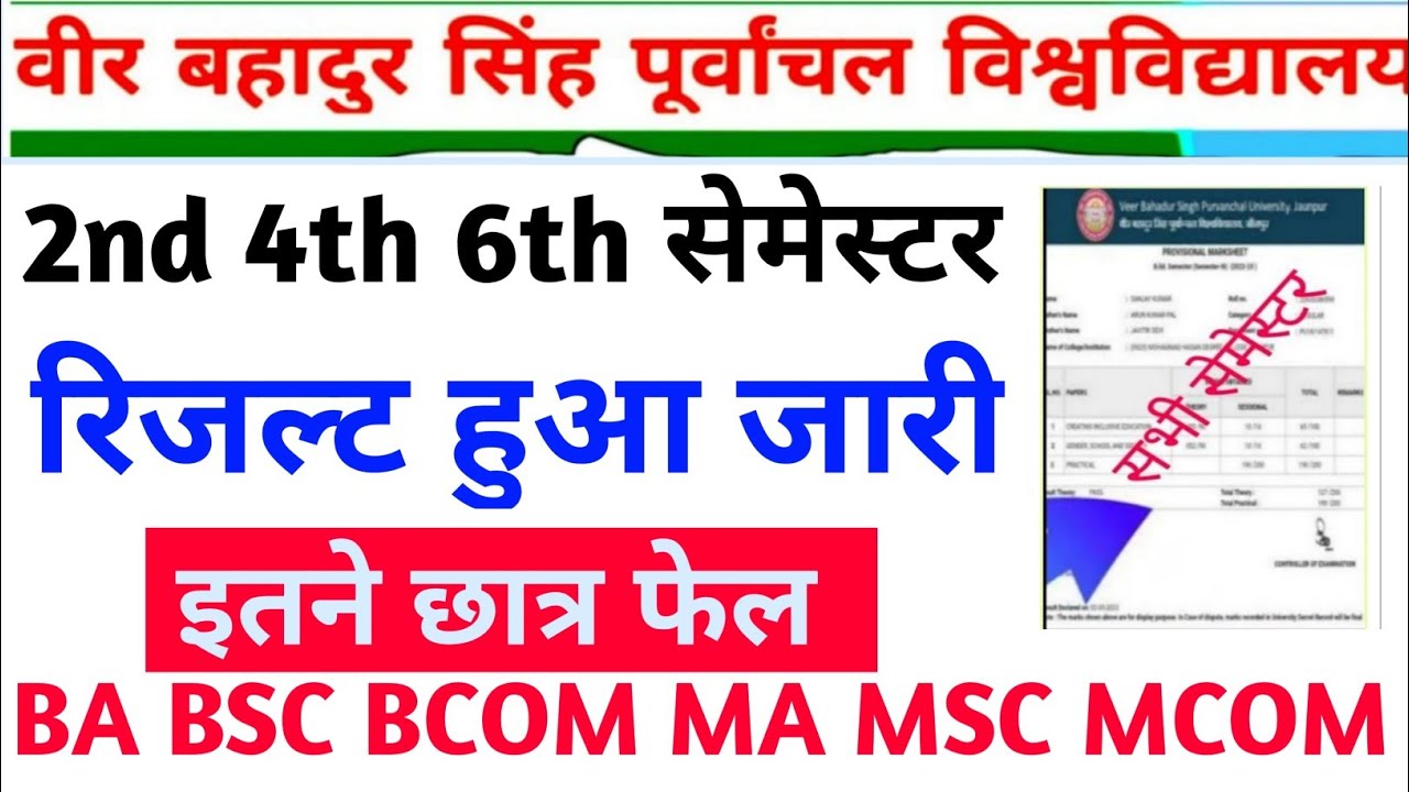vbspu result 2026|vbspu ba result kaise dekhe 2025|ba bsc result kaise dekhe 2026|vbspu result 2025