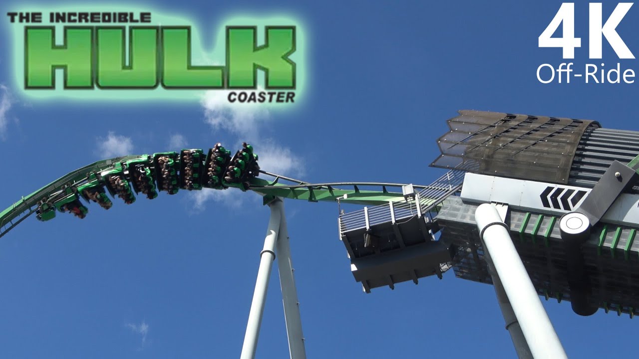 The Incredible Hulk - 4K Off-Ride - Universal Islands of Adventure - B&M Sitdown Coaster - Cinematic