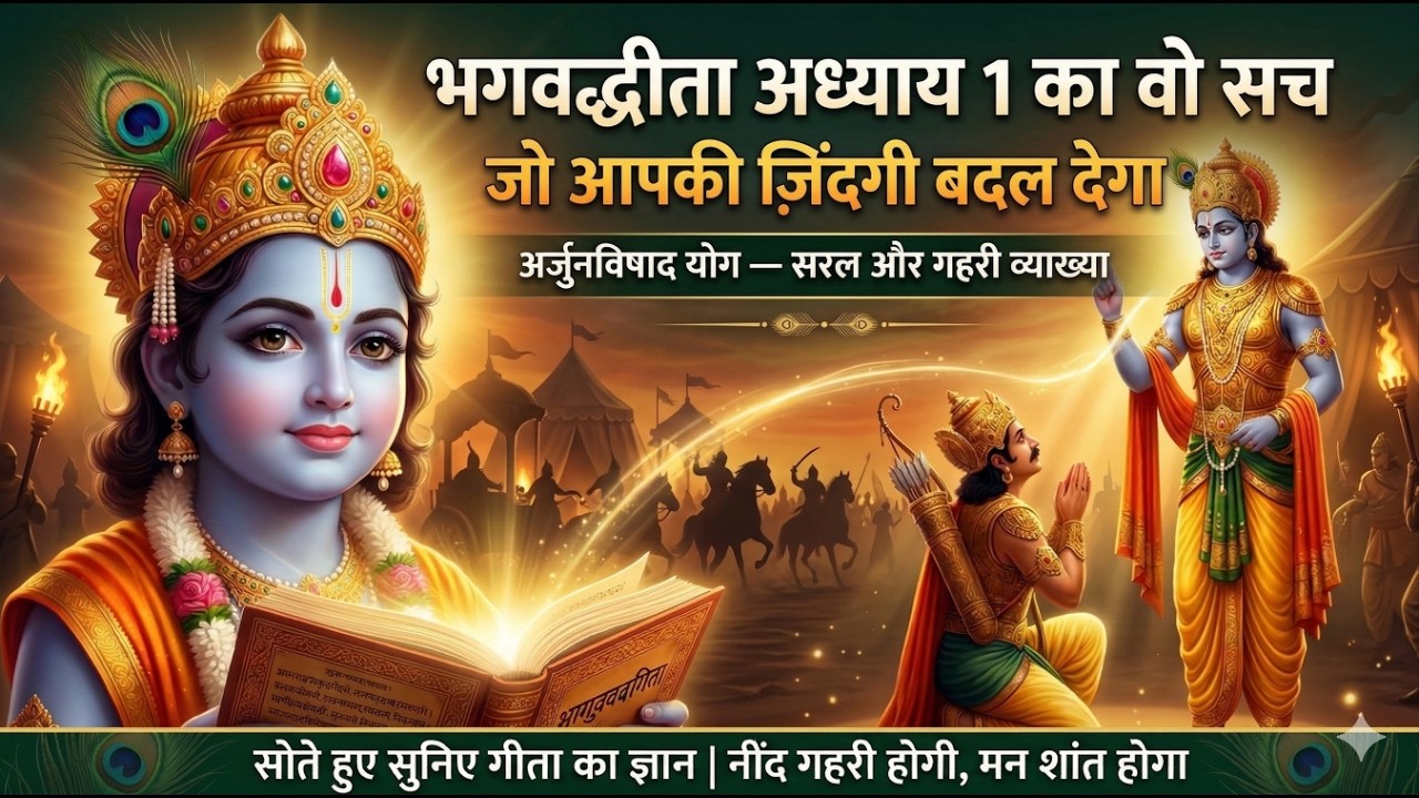 गीता का पहला अध्याय | भगवद्गीता की अद्भुत व्याख्या जो जीवन बदल दे 🕉️