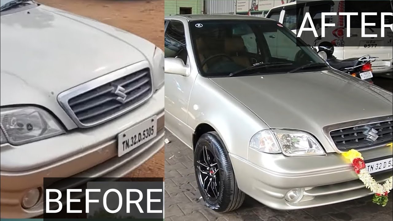 15 வருட மாருதி எஸ்டீம் எப்படி மாறியது ? Maruti Suzuki Esteem Restoration - Tirupur Mohan 