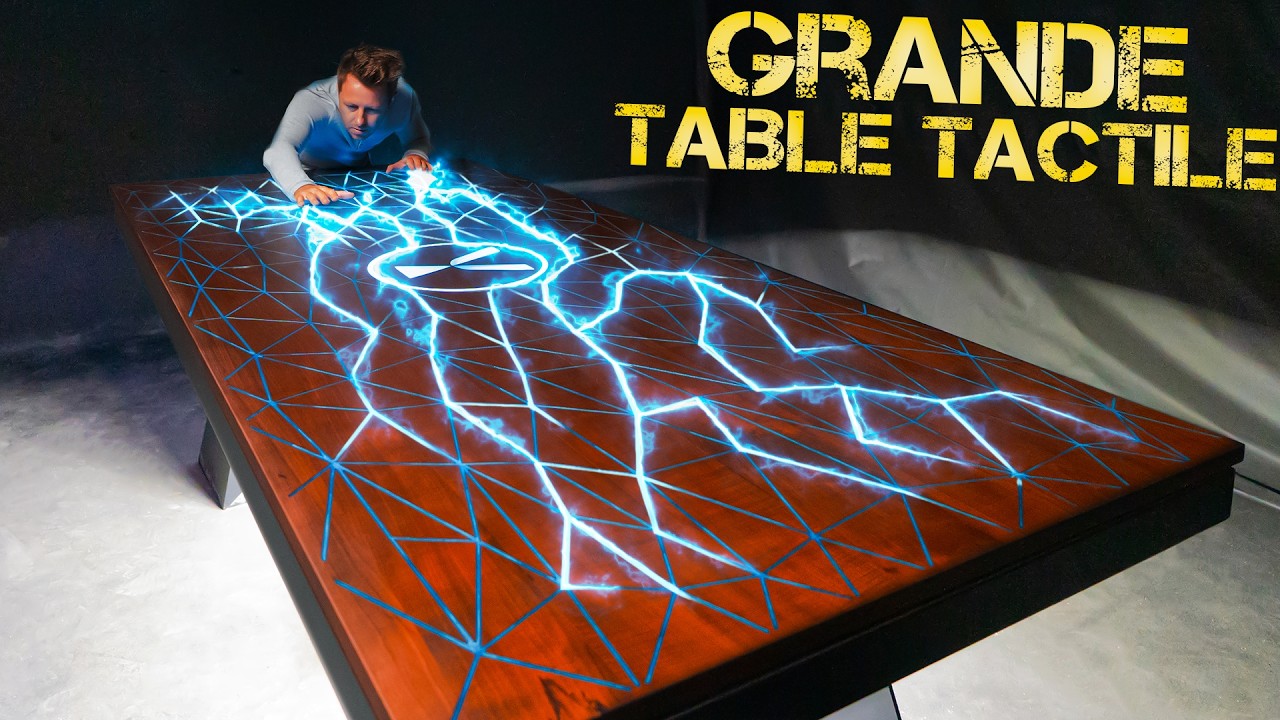 Nous avons établi un record. La plus grande table tactile de toute l’histoire de notre atelier.