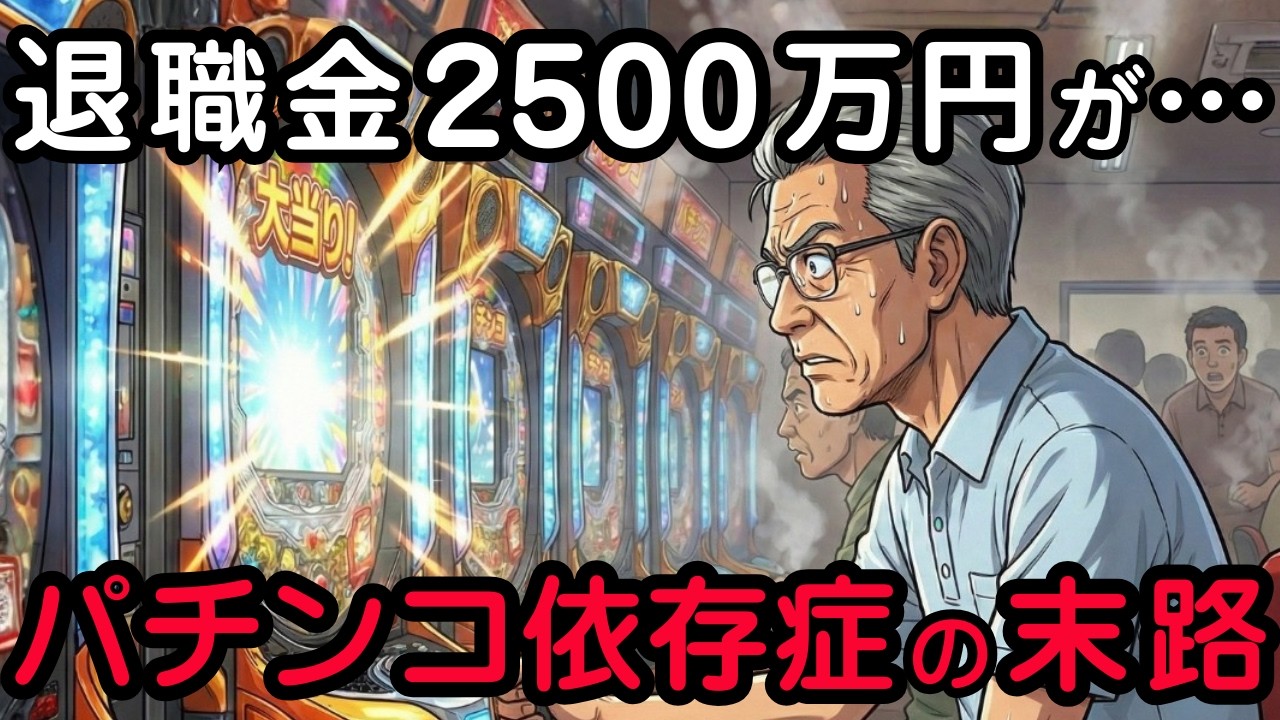 定年後の孤独が招いたパチンコ依存症の末路、そして崩壊した家族の再生の物語。 | ギャンブル依存症 | 定年後 | 60代の暮らし