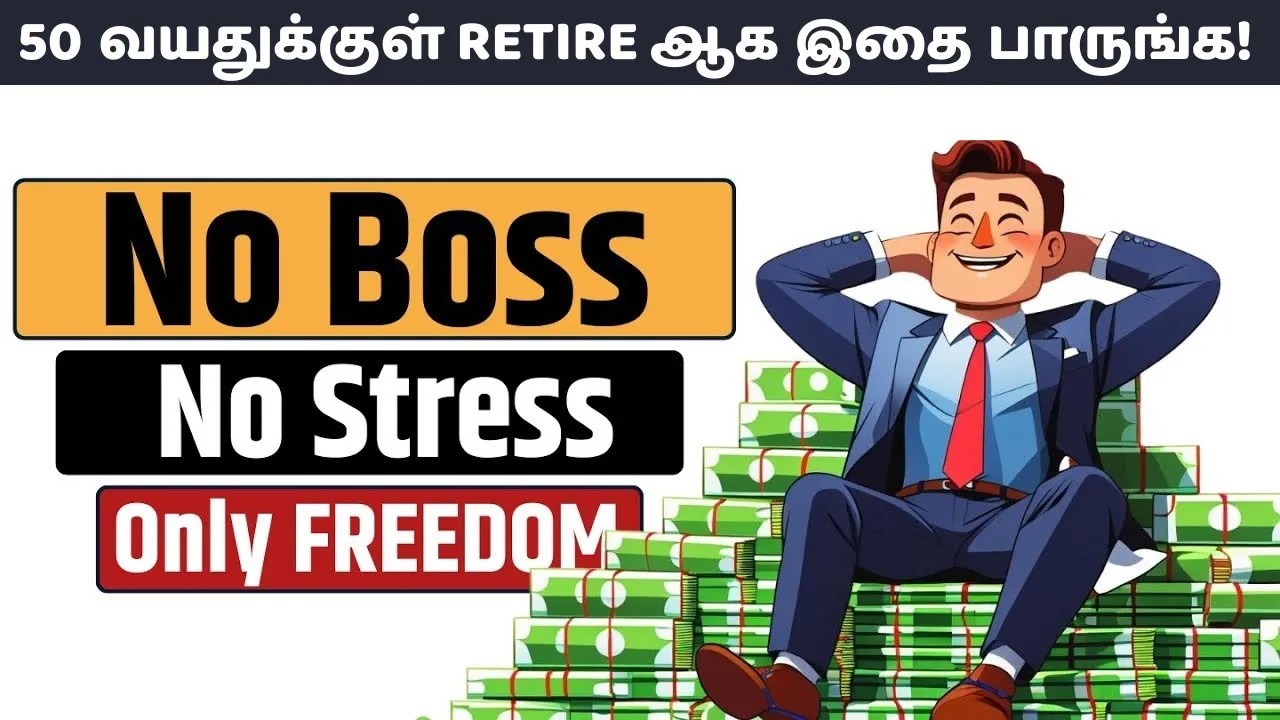 Financial freedom by age 50   Step by Step Plan in Tamil | Animated Book Show