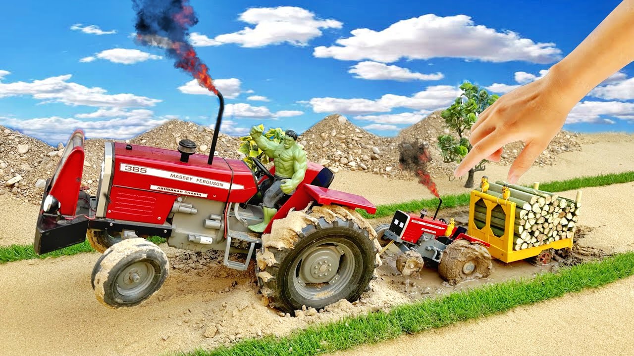 Most Creative Science Project 2026 | DIY Mini Massey Ferguson 385 Tractor Making | Smart Ideas