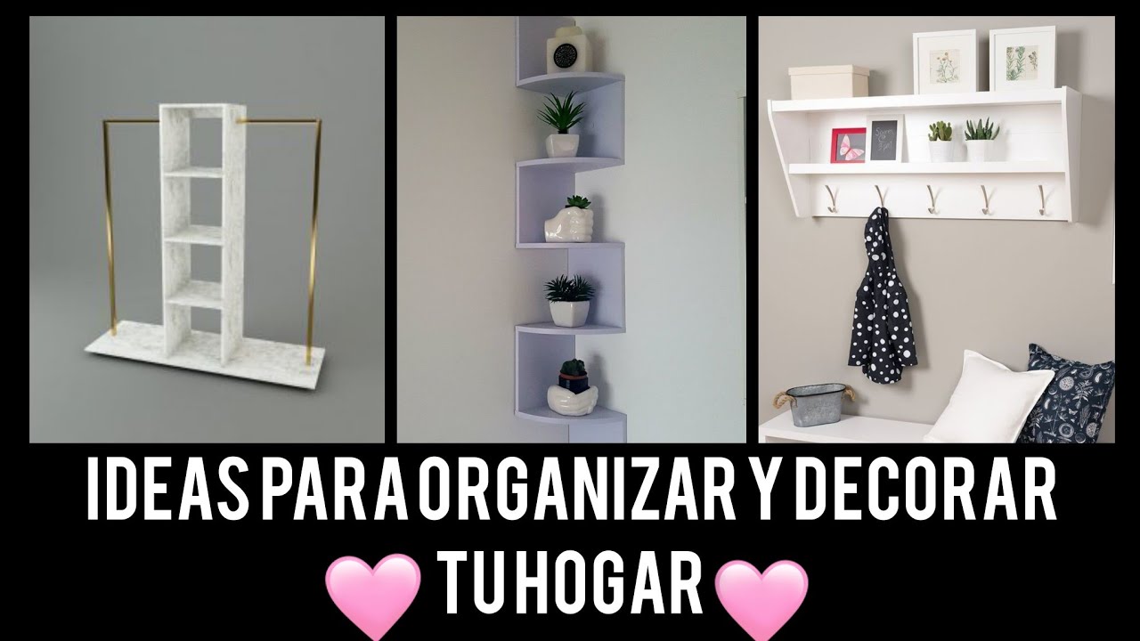IDEAS PARA ORGANIZAR Y DECORAR TU HOGAR 💕 #muebles #repisas #ideashogar #hogar #decoraci&oacute;ndehogar