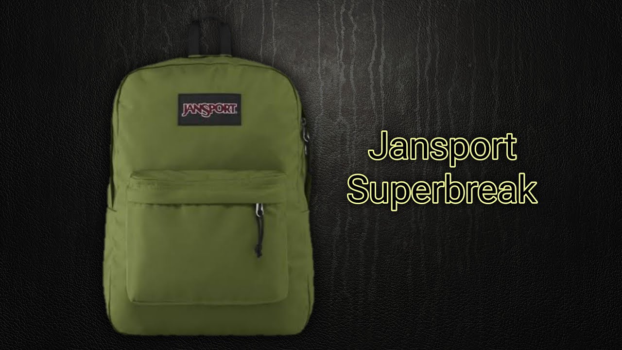 Mochila Jansport Superbreak Olive Green Verde Review Youtube