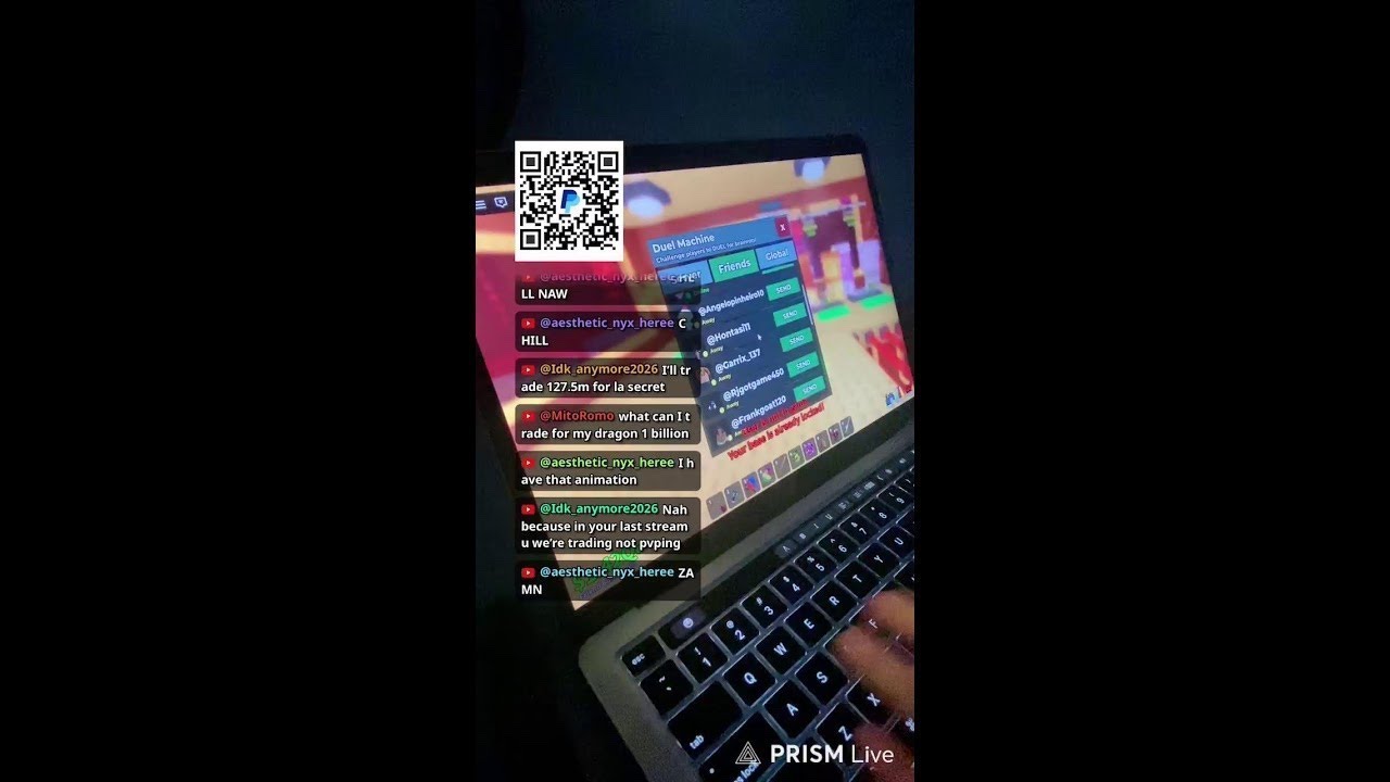 Live streaming of TK_trusted