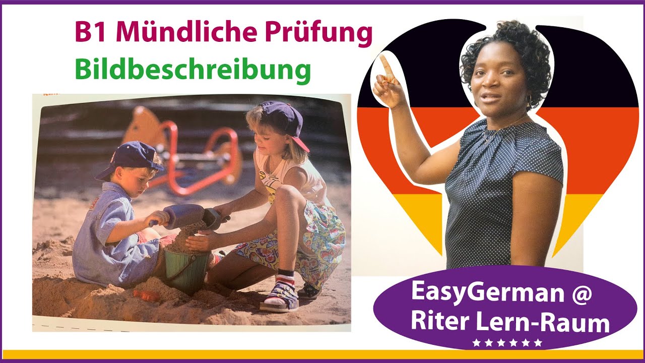 M&uuml;ndliche Pr&uuml;fung teil 2/Bildbeschreibung b1/A2,B1/Picture Description/learn German/Deutsch lernen