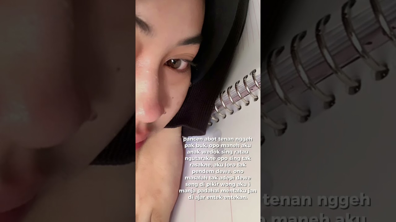 pancen dadi anak tunggal ii abot bngt yaa