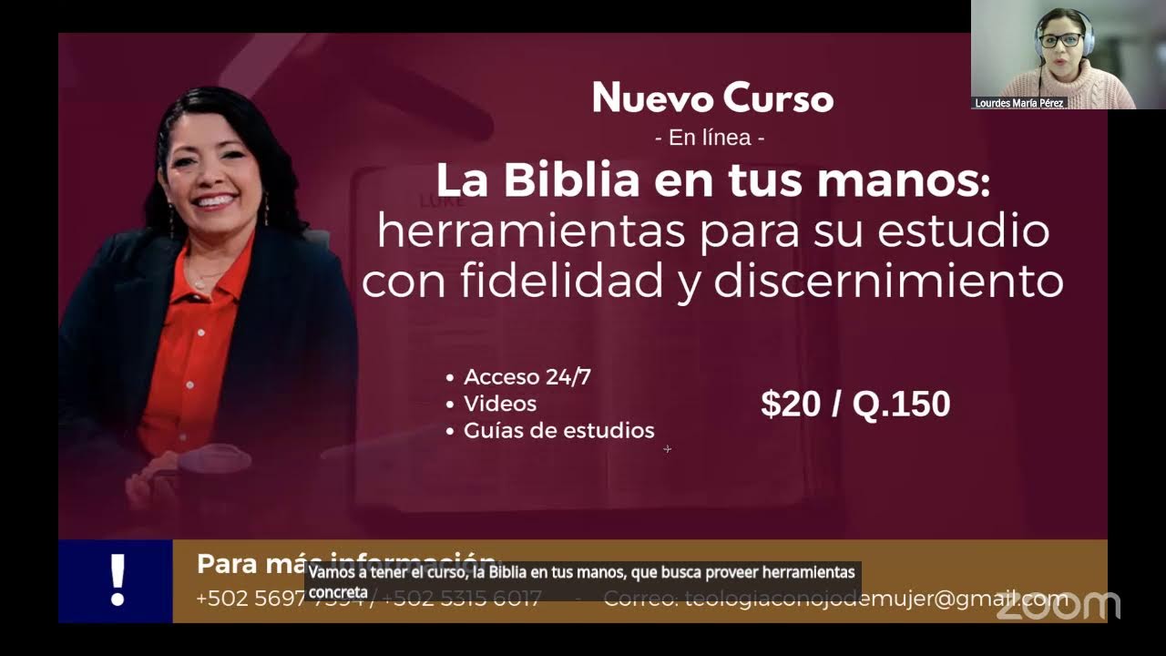 Webinar: Límites y alcances de estudiar la Biblia con IA