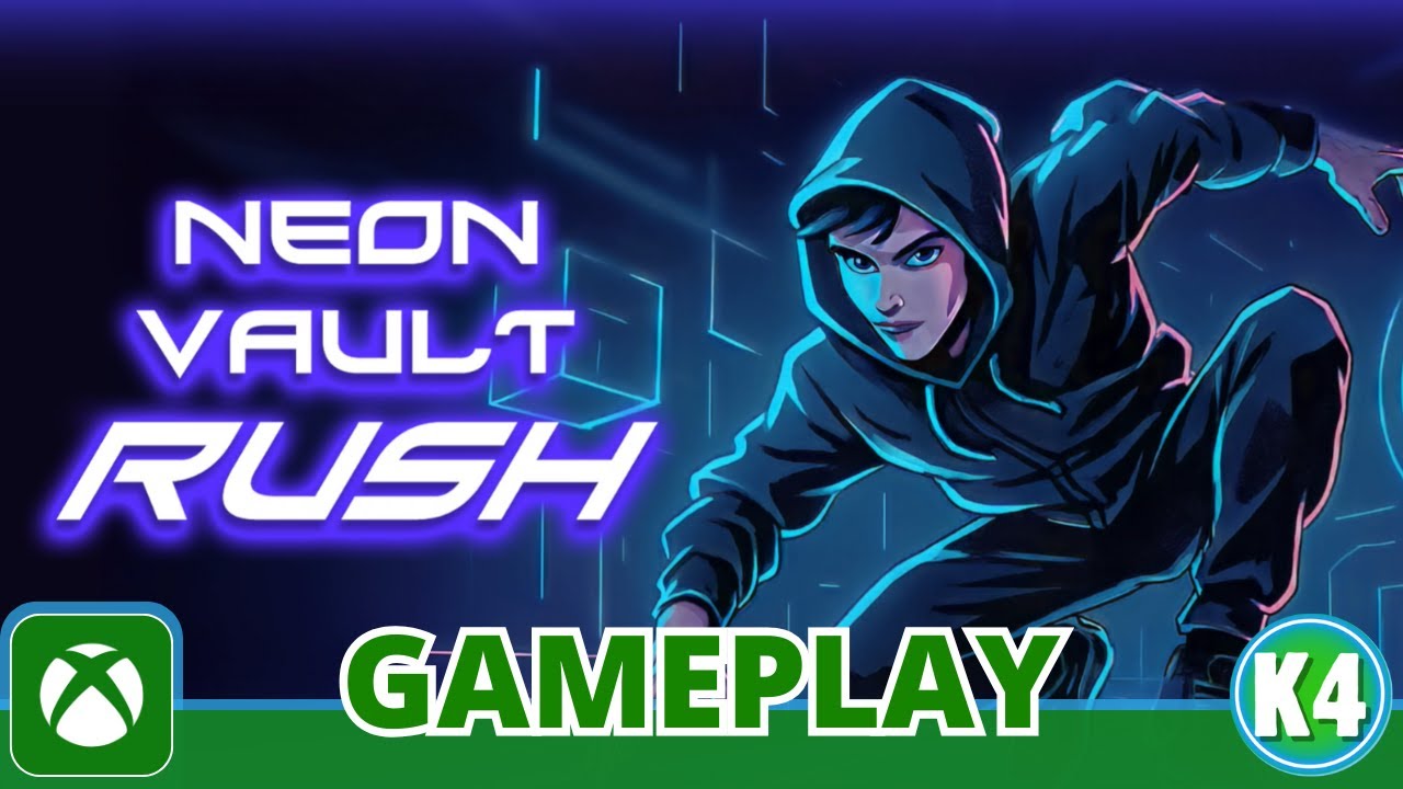 Parkour Platformer Neon Vault Rush Is Addicting | First Look Xbox Gameplay
