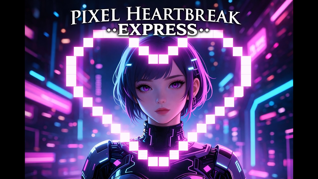Pixel Heartbreak Express 🚄💔 | High-Energy J-Pop Anime Rap | Cyberpunk Anime Music