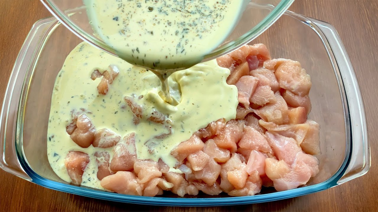 Рецепт сочной куриной грудки, он вам обязательно понравится!