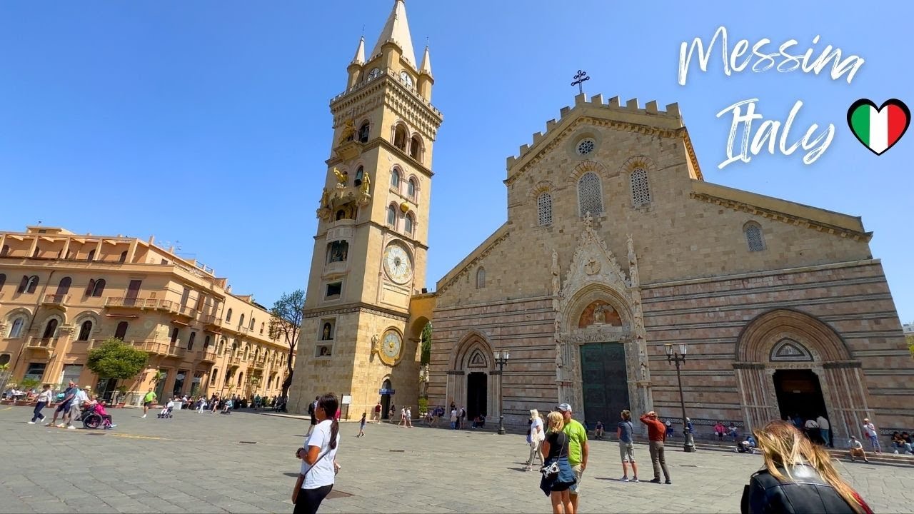 Messina, Sicily Explore The Stunning Streets in 4k With Asmr Relaxation
