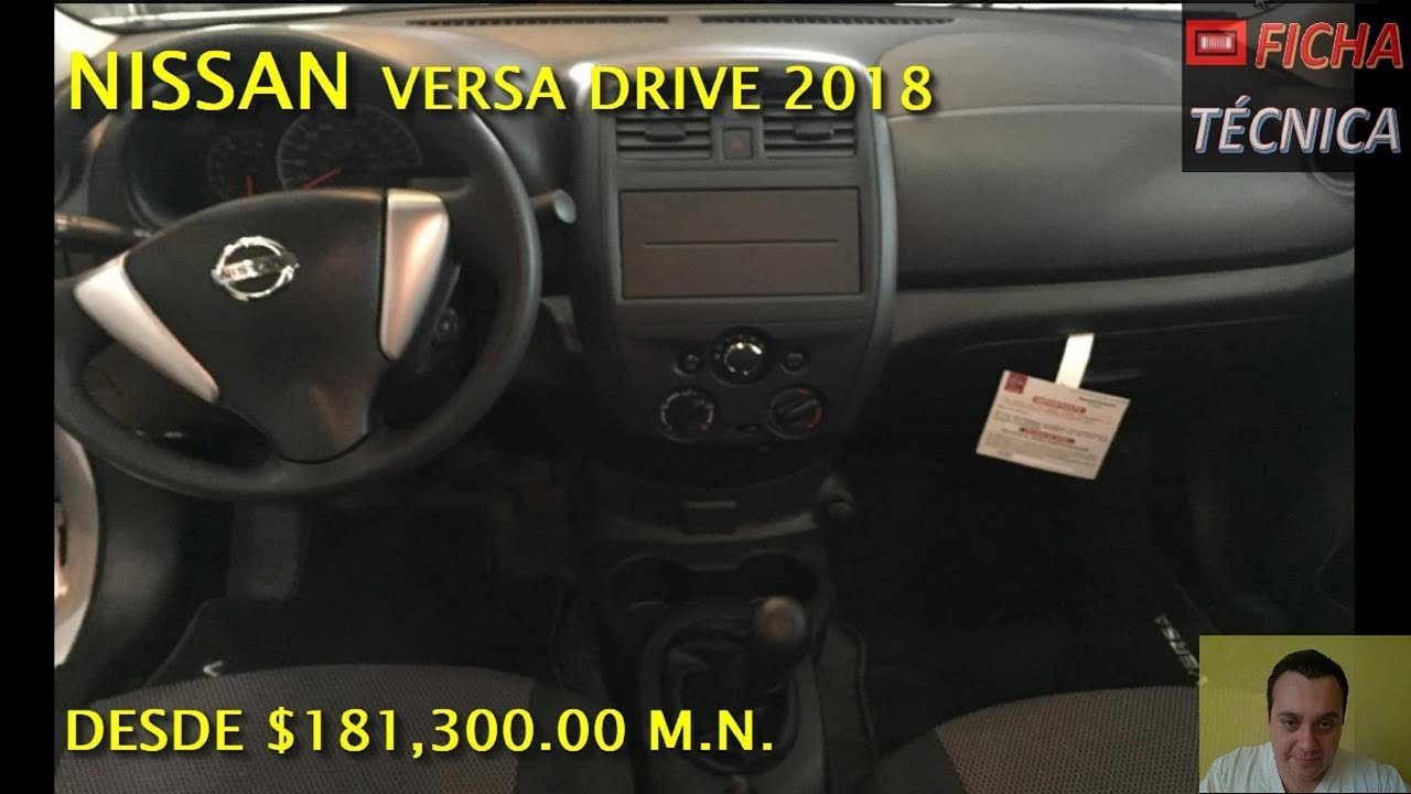 NISSAN VERSA DRIVE 2018 FICHA TECNICA