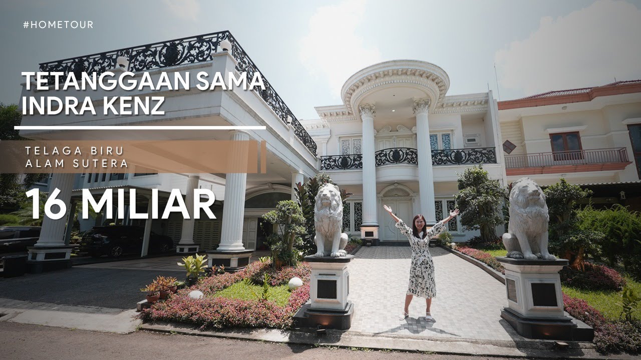 (sold) TETANGGAAN SAMA YANG LAGI VIRAL KOKO INDRAKENZ YUK. RUMAH MEWAH ALAM SUTERA SIAP MASUK.