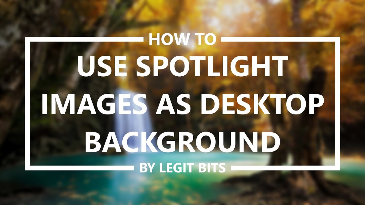 How to use Spotlight Lockscreen images as Desktop Wallpaper