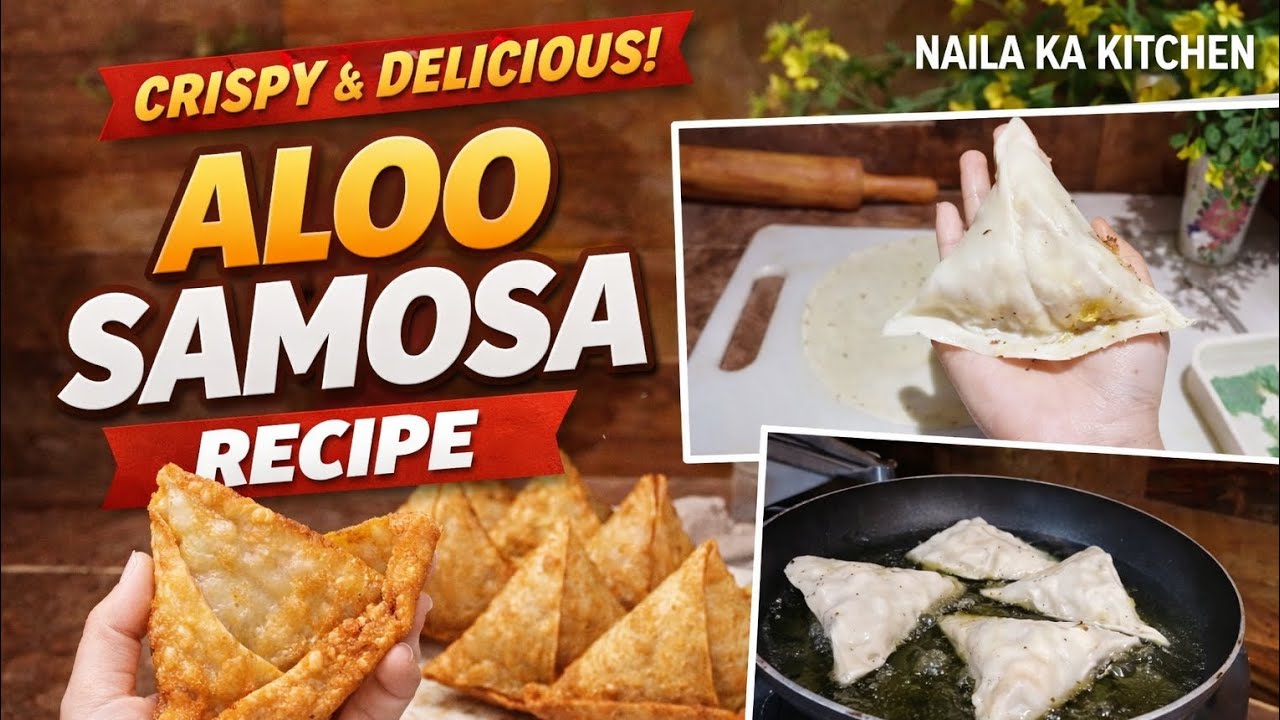 Crispy Aloo Samosay |آلو کے سموسے | Homemade Recipe | NAILA KA KITCHEN | Ramadan recipes 