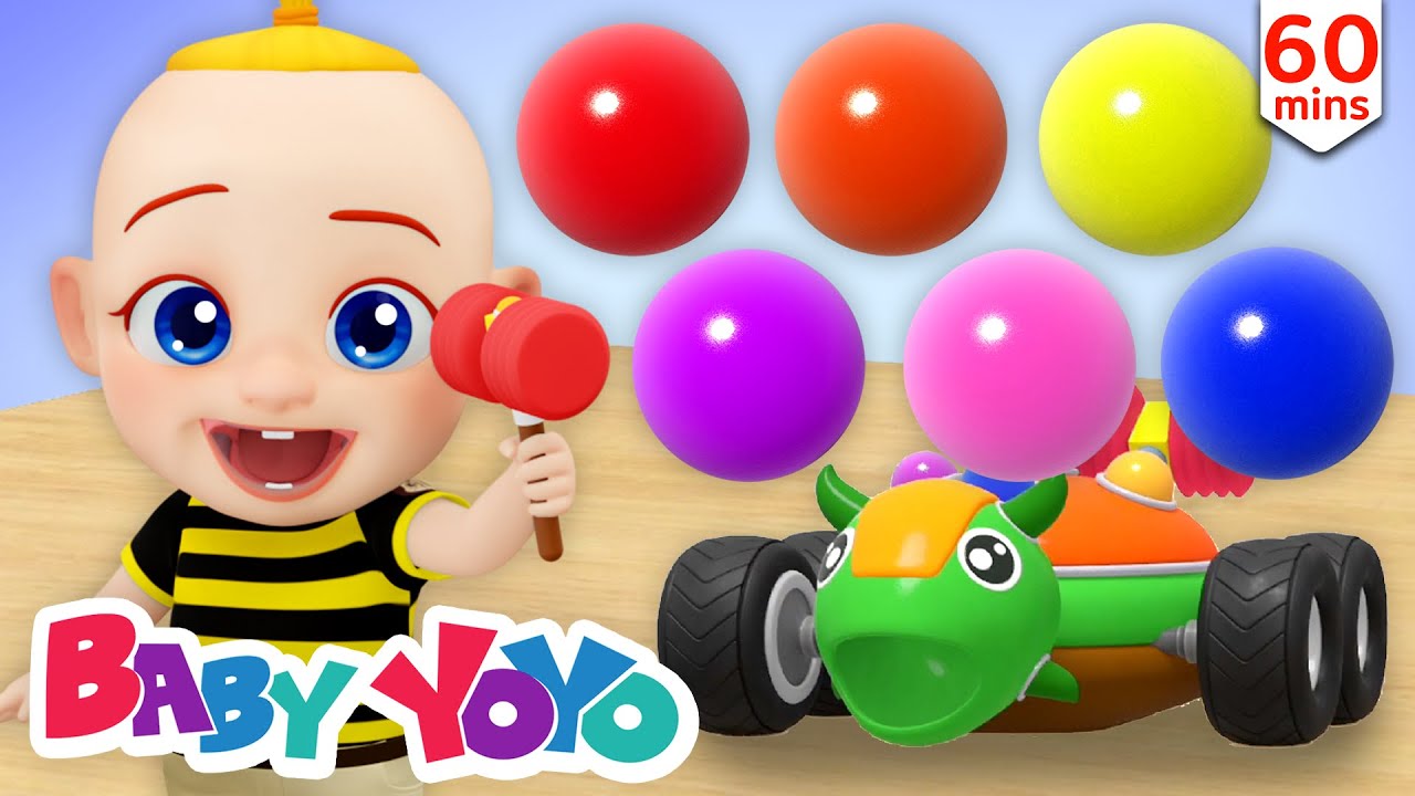 Разнообразные конфеты (Wooden Turtle Balls) | Детские песенки- Baby yoyo
