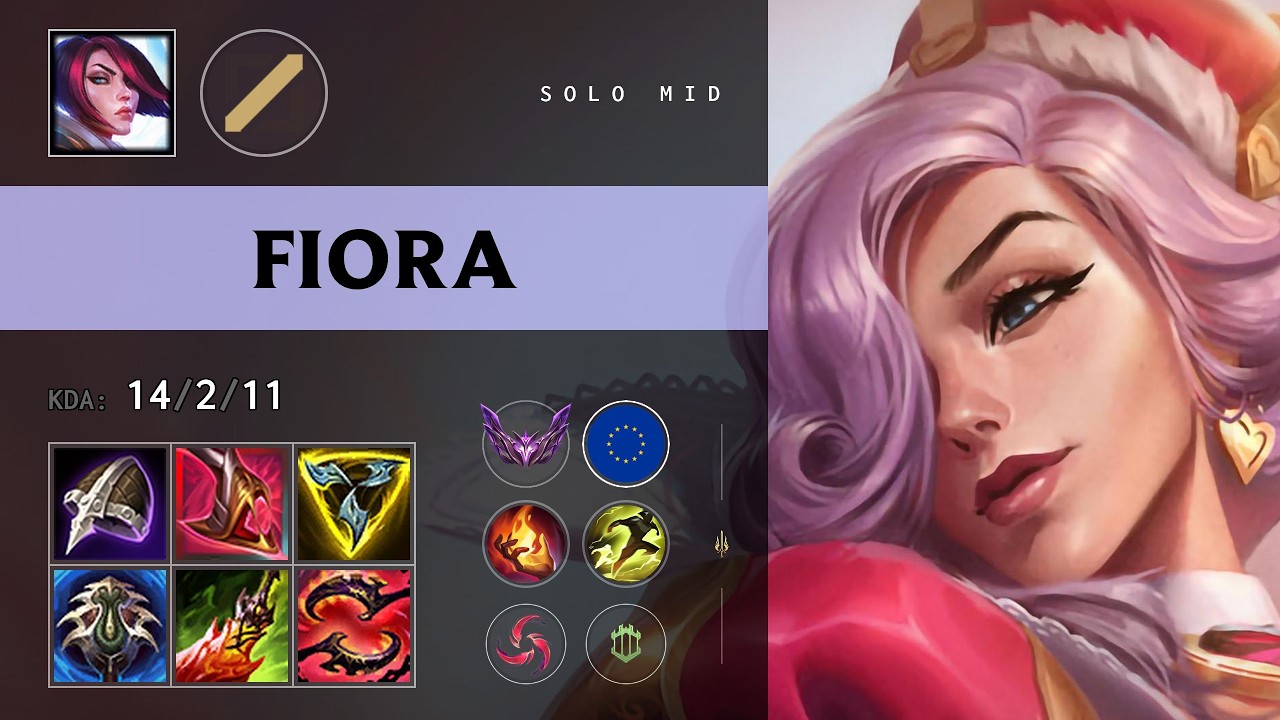 Fiora Mid vs Locke - EUW Master Patch 26.14