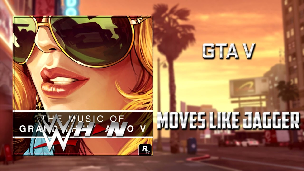 GTA V | Maroon 5 ft. Christina Aguilera - Moves Like Jagger [Non-Stop-Pop FM] + AE (Arena Effects)