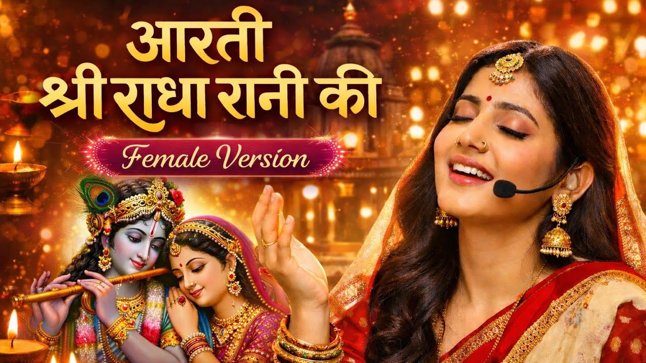 आरती श्री राधा रानी की | Female Version | Radha Naam Aarti | Latest Bhajan 2026