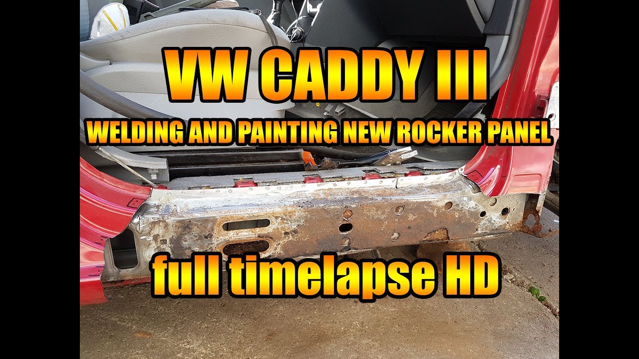 Let's Repair VW - Seitenschweller schweißen und lackieren / Rust repair welding rocker panel