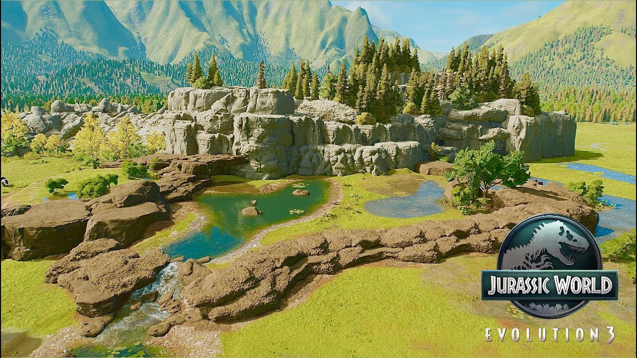 Как сделать пещеру для диметродона в Jurassic World Evolution 3