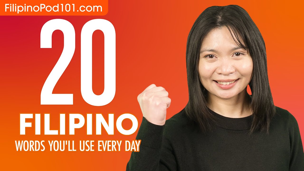 20 Filipino Words You'll Use Every Day - Basic Vocabulary #42