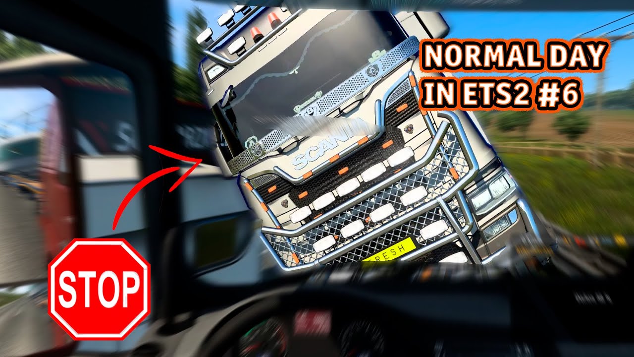 Idiots on the road - ETS2 Funny Moments - Normal Day in Euro Truck Simulator 2 Multiplayer Ep.6