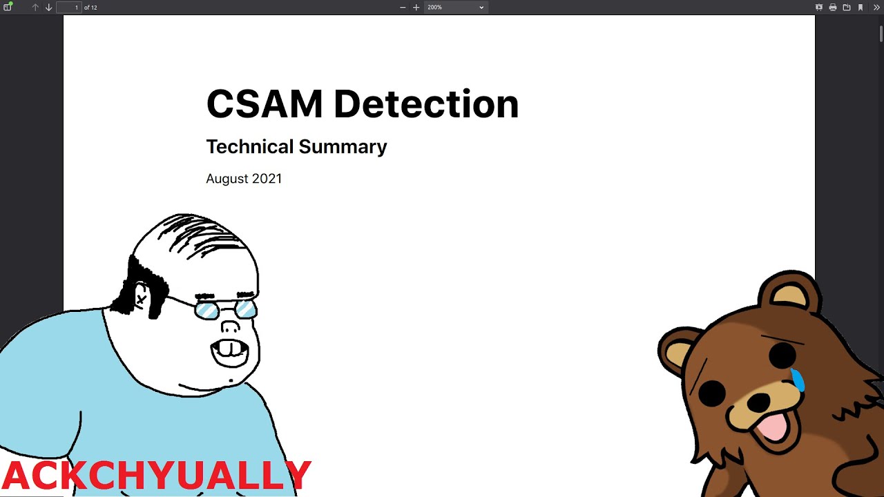 How Apples CSAM Detector Actually Works