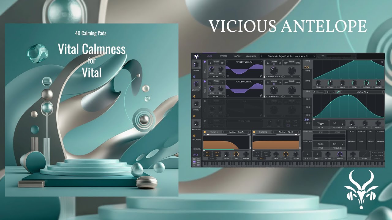 Vital Synth Presets - Vicious Antelope - Vital Calmness Ambient Pads