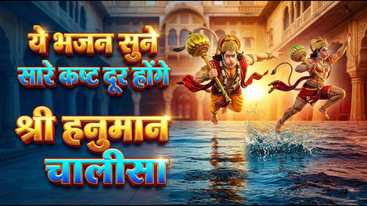 शनिवार के दिन बस २ मिनिट सुन लीजिये ये हनुमान चालीसा और भजन घर में खुशहाली लाने के लिए #hanumanji
