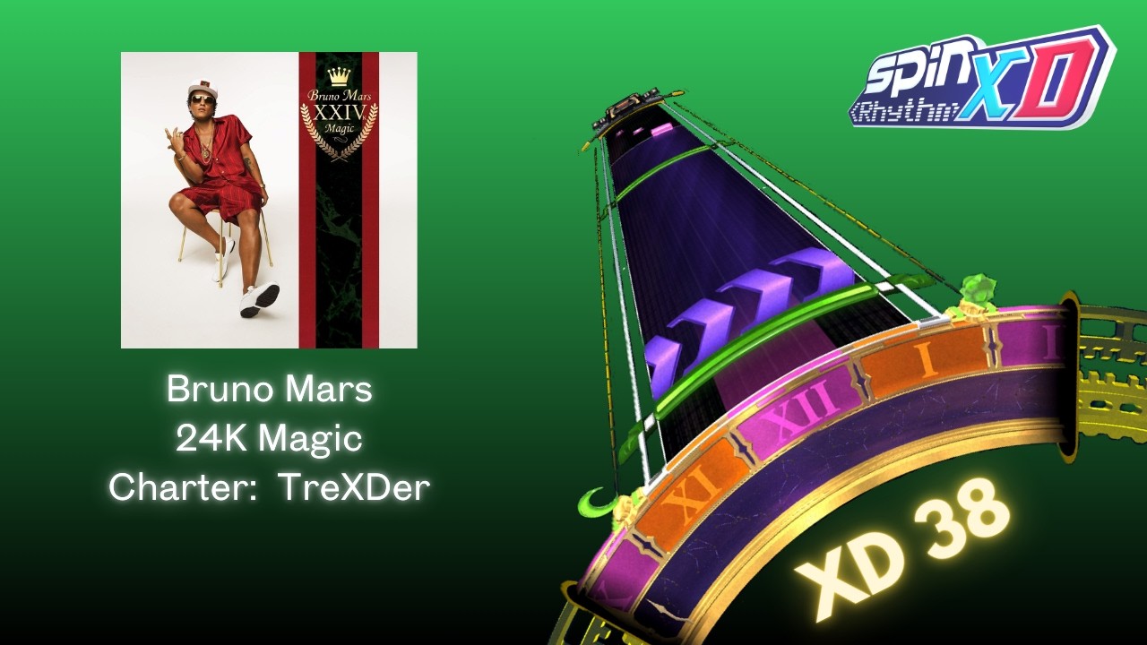 SRXD Custom: Bruno Mars - 24K Magic | Charted by TreXDer