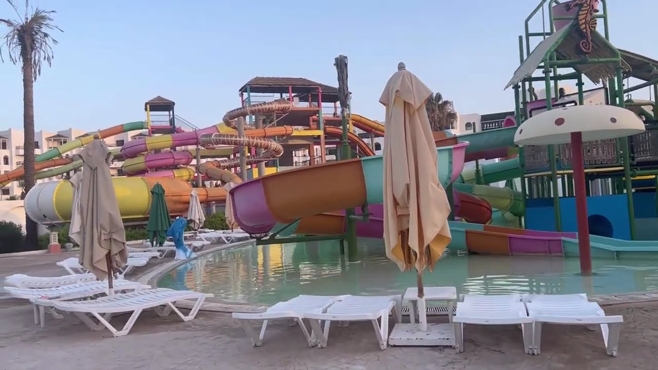 Thalassa hotel in Tunisia #aqua park  #tunisia #sousse #youtube #trending #travel #travelvlog
