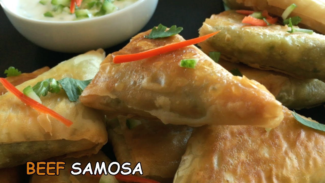 Beef Samosa | Simpler Version Using Filo Pastry
