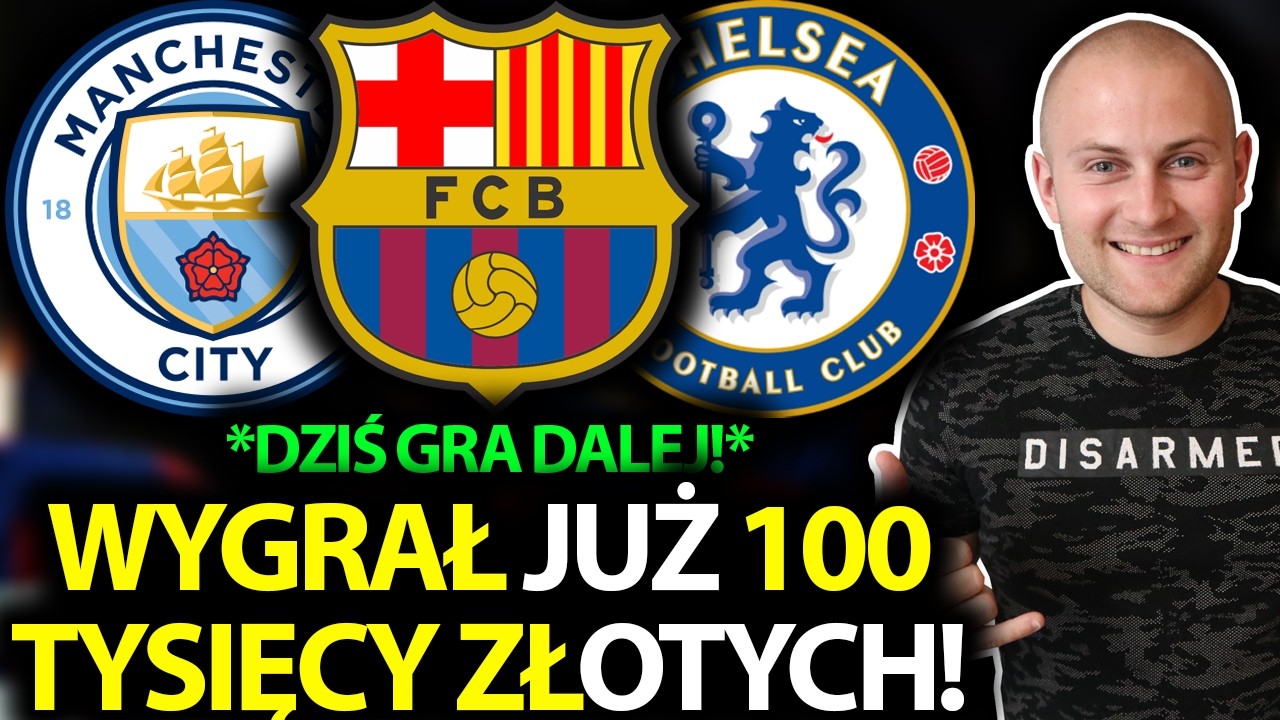Trafił KUPONY na 100 TYSIĘCY ZŁOTYCH! Dziś ponownie... KUPON na 50.000 ZŁOTYCH + TYPY na SOBOTĘ!